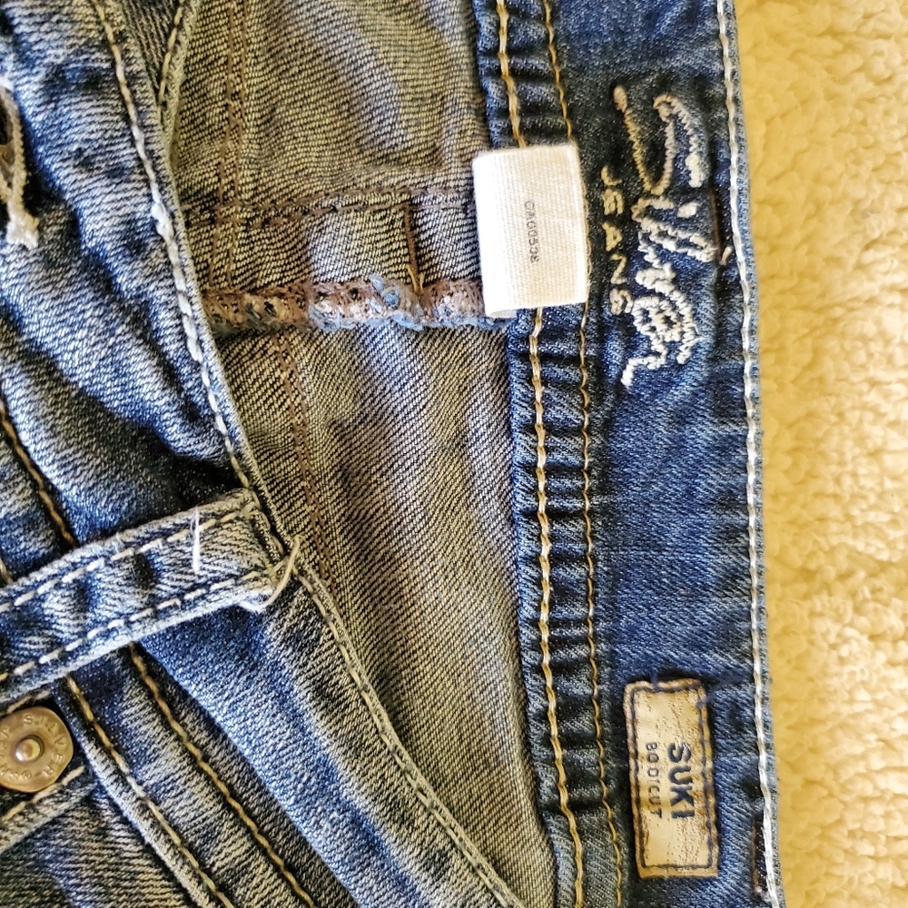 Silver Suki Jeans